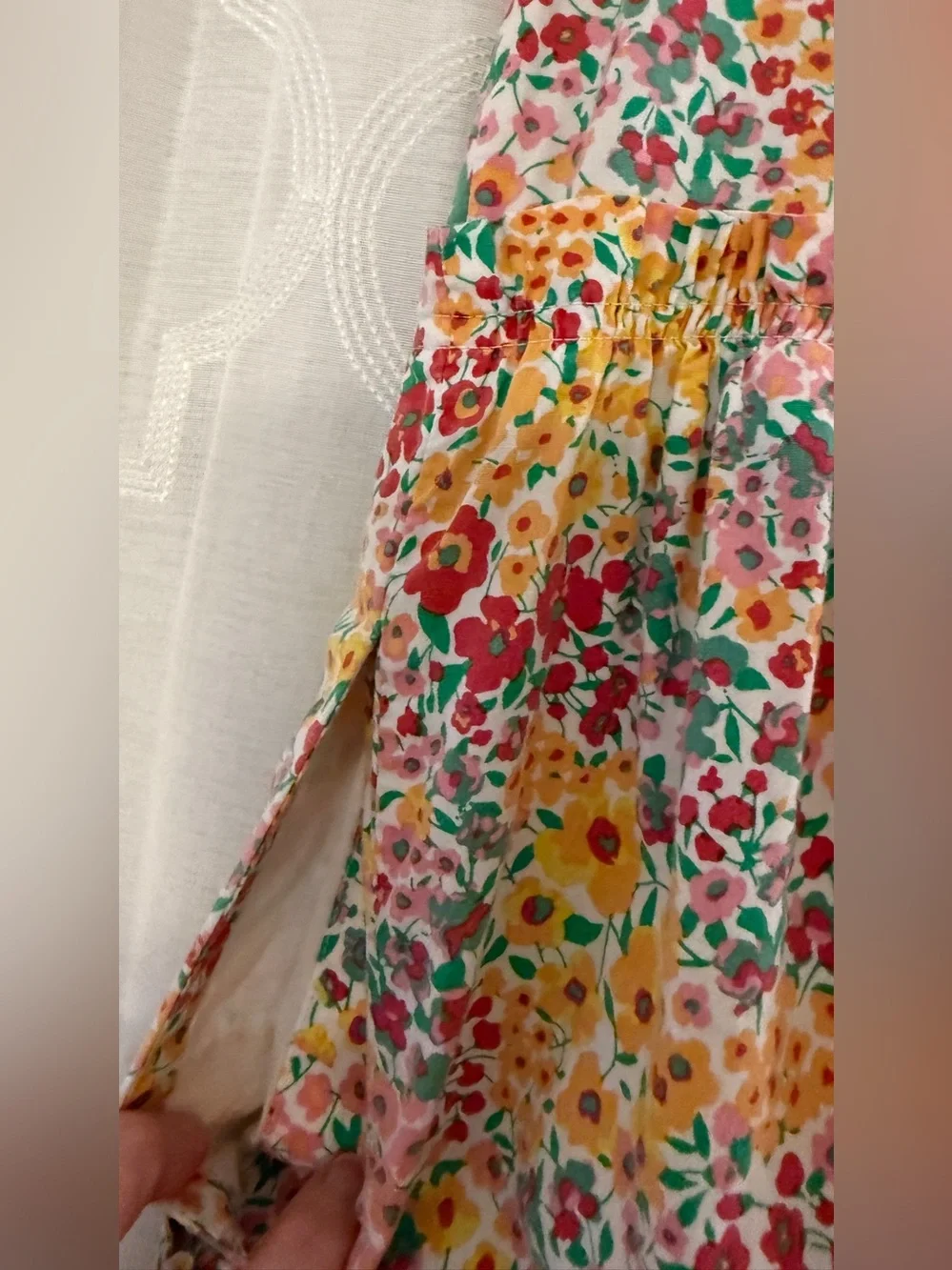 J.Crew Re-Imagined Multicolor Floral Sleeveless Midi Dress Size 2
